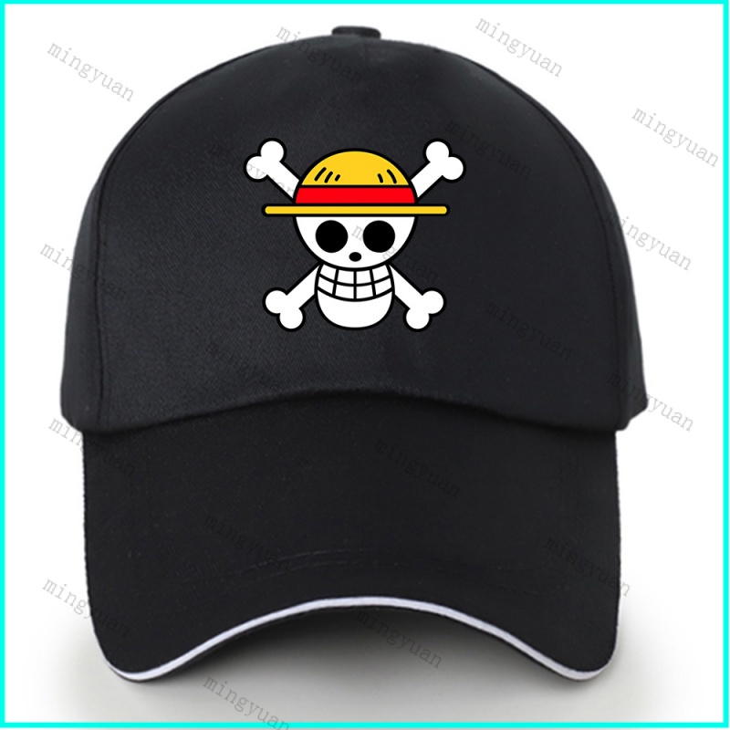 Mũ Lưỡi Trai Thể Thao Thoáng Khí In Hình Đầu Lâu Luffy Trong One Piece