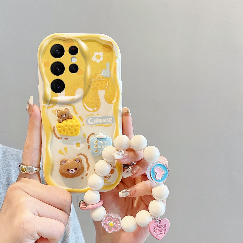 Ốp lưng samsung s22 ultra Dễ Thương Ốp Điện Thoại Chống Sốc Hình Búp Bê Hoạt Hình 3d Thời Trang Cho samsung s22 ultra