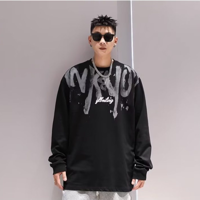 Áo nam Dài Tay plus size m-8xl