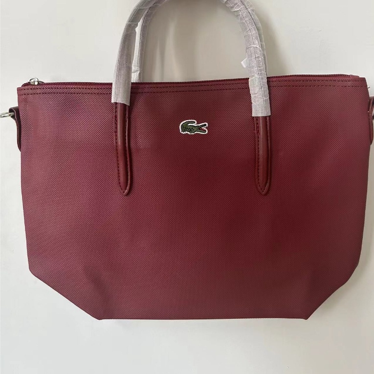 Lacoste Túi tote Giả Da Cá Sấu nf2037po