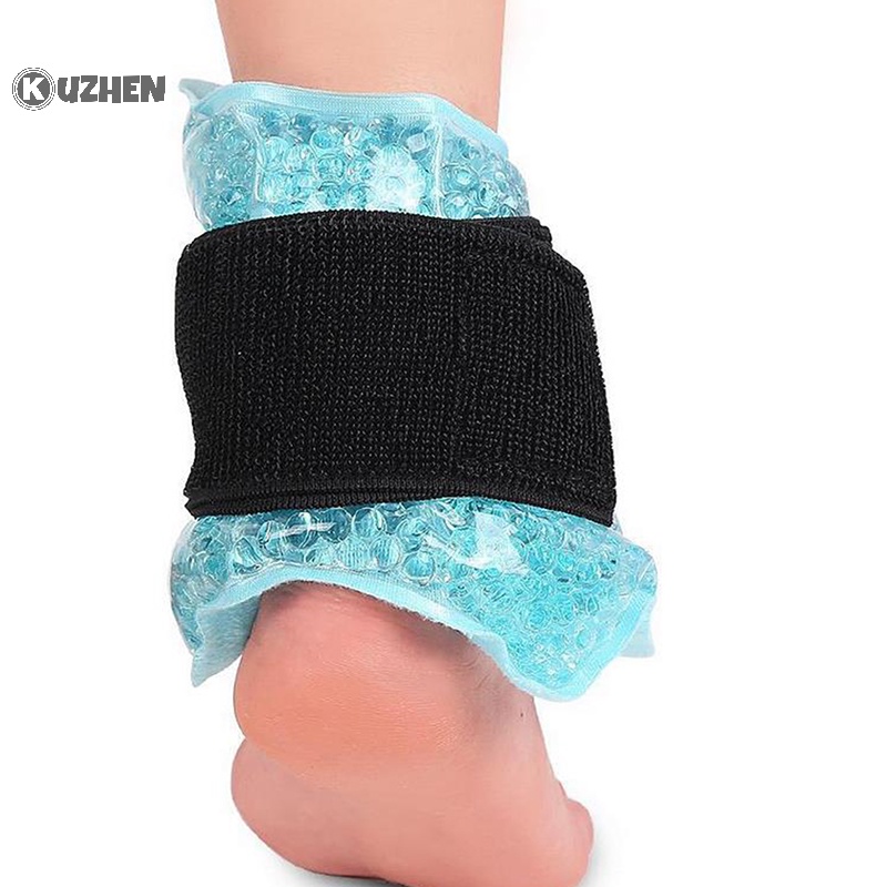Kuzhen Túi Chườm Đá Nóng / Lạnh Giảm Đau Mắt Cá Chân Linh Hoạt Có Thể Tái Sử Dụng