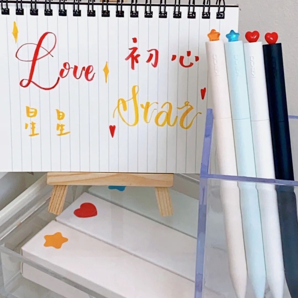 Kaco Hộp Quà Tặng Bút Mực gel Ngòi 0.5Mm Xoay Được Kiểu Dáng Đơn Giản