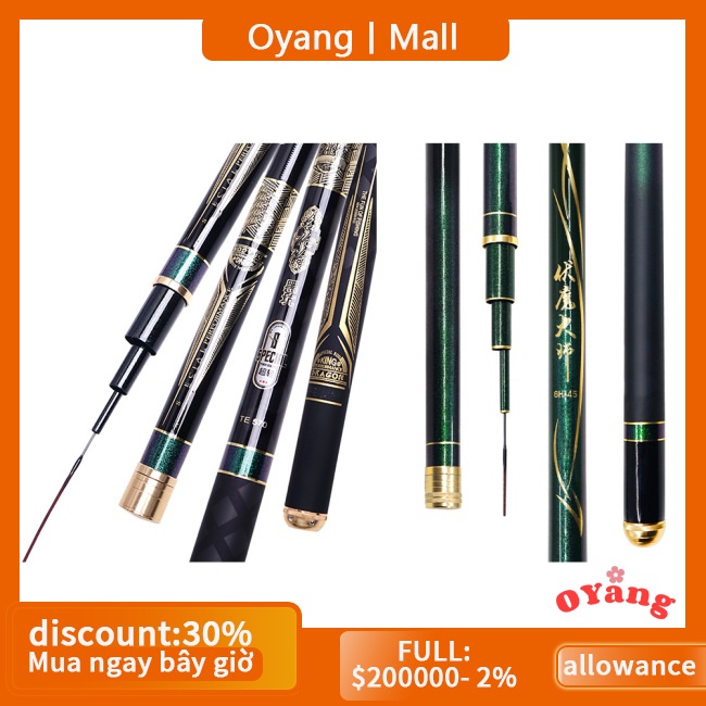 Oyang Cần Câu Cá 6h Bằng Sợi carbon Siêu Nhẹ Tiện Dụng