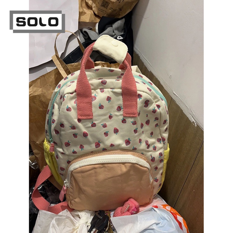 SOLO Balo cặp đi học 2023 NEW Korean Tiện dụng Fashion  thích hợp sử dụng hàng ngày GSJ2391EQH 39Z230926