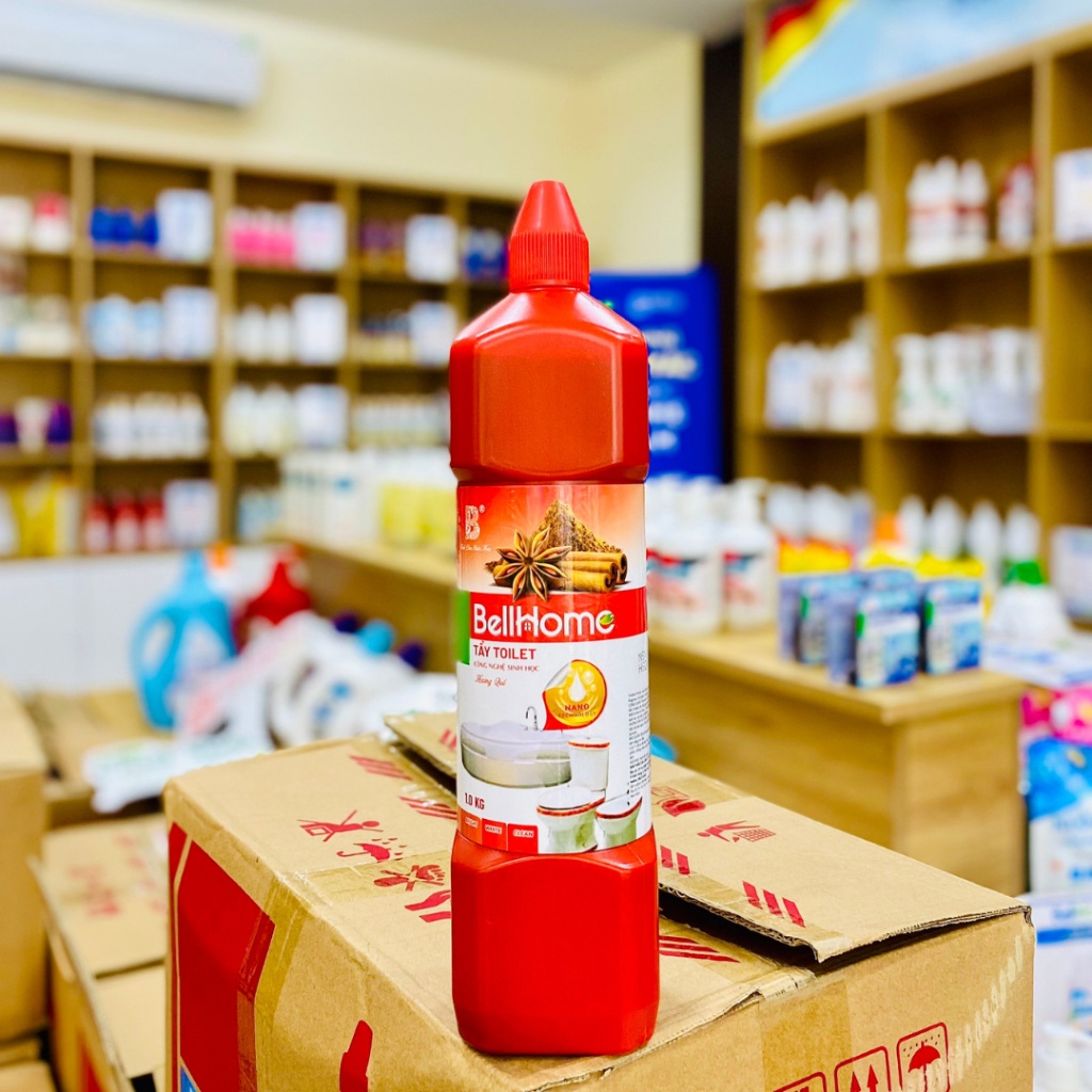 Tẩy Bồn Cầu Bell Home Hương Quế 1KG - Tẩy Toilet Công Nghệ Sinh Học Chiết Xuất Thiên Nhiên Sạch Khuẩn Mùi Thơm Dễ Chịu