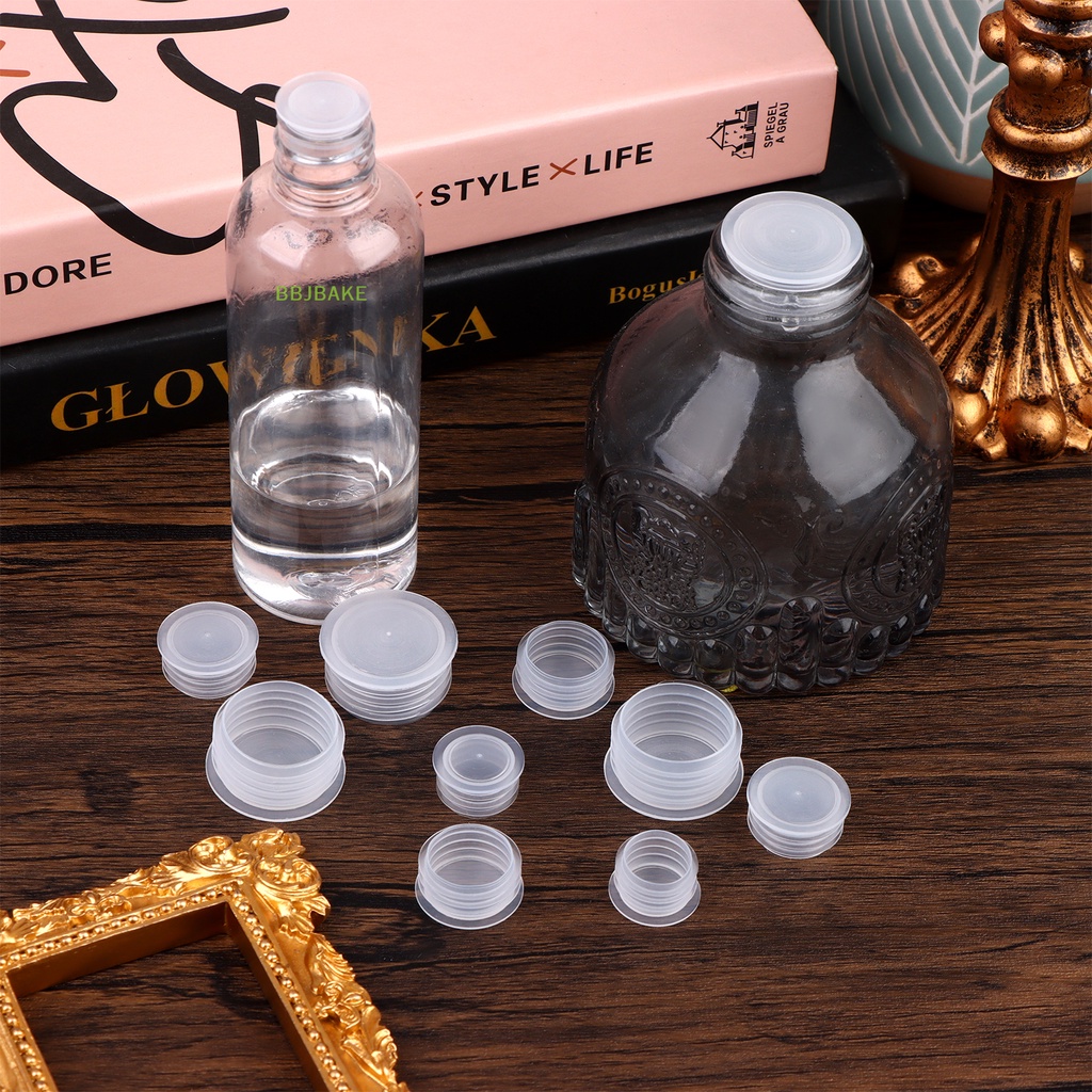 Bộ 100 Nút Chặn Muối Tiêu 1 / 2 inch 9 / 16 inch 5 / 8 inch 11 / 16 inch Và 7 / 8 inch Bằng Nhựa