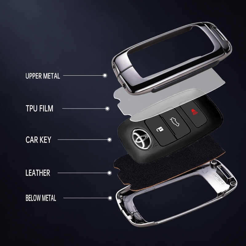 Sang Trọng Vỏ Da Bảo Vệ Chìa Khóa Xe Hơi toyota raize Veoz 2023