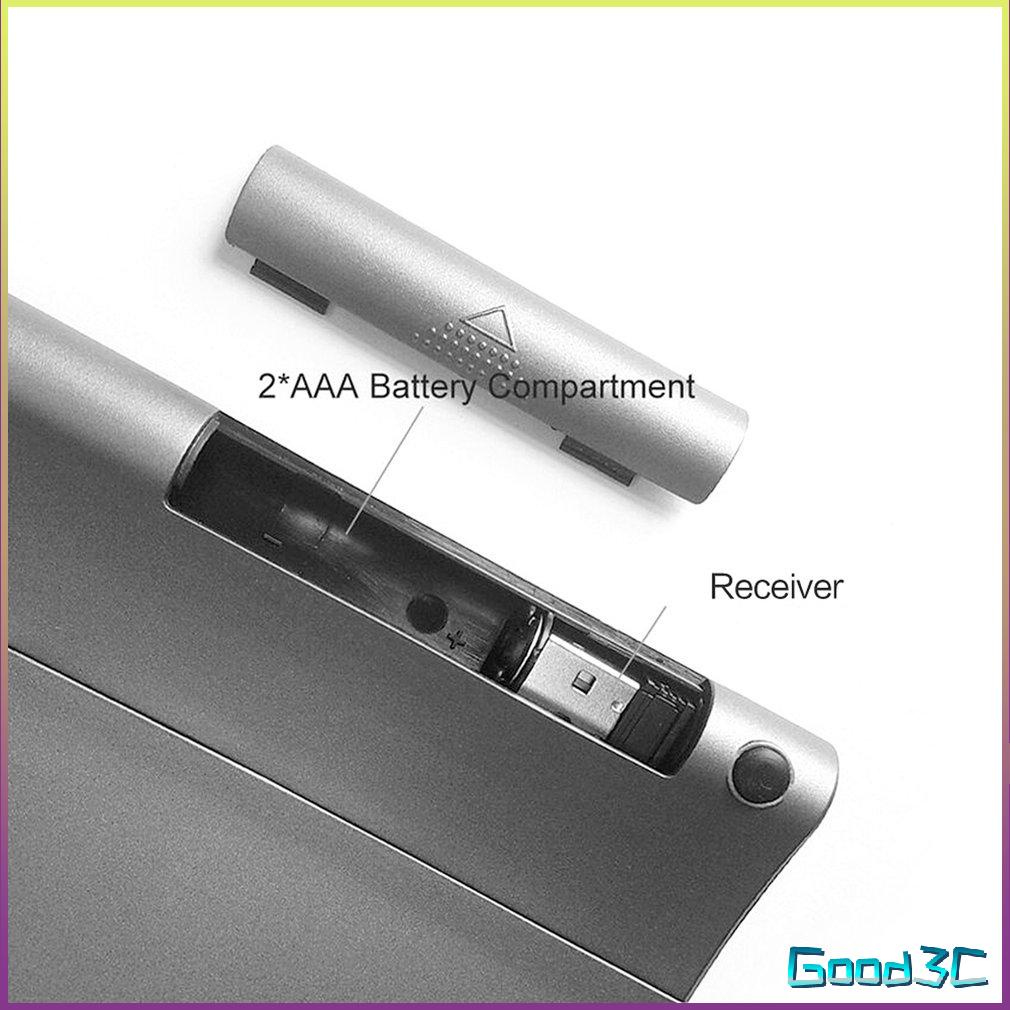 Bàn phím mini không dây USB 2,4 GHz mỏng Wither Touchpad số