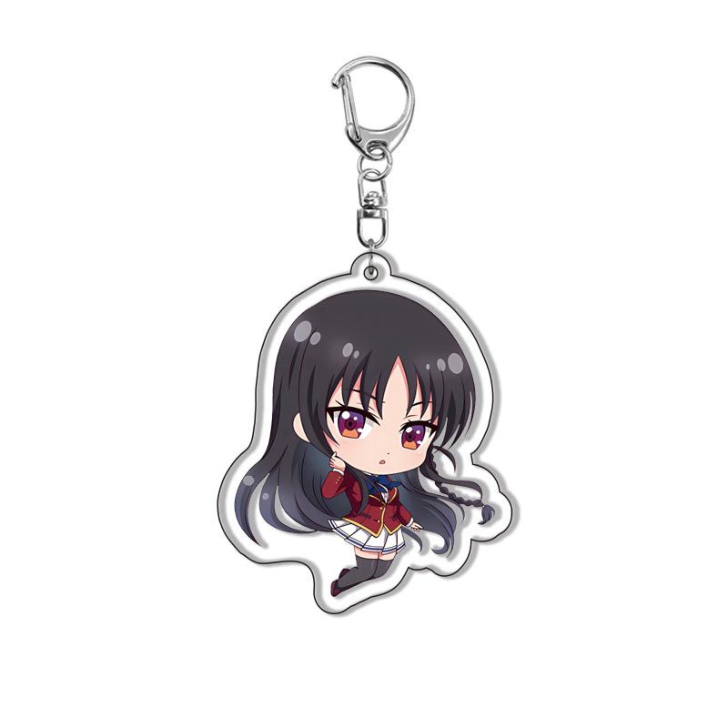 Chào mừng bạn đến với lớp học về sức mạnh tối cao Móc khóa acrylic Mặt dây chuyền sáng tạo Ayanokouji Kiyotaka DIY