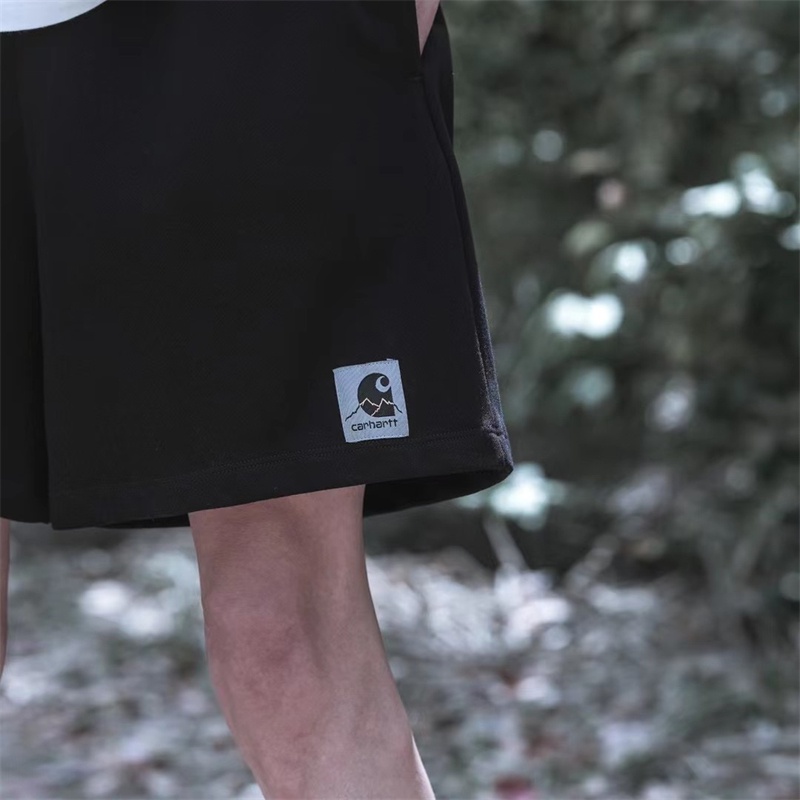 Carhartt Quần Short Thể Thao Vải cotton Thoáng Khí Nhanh Khô Thêu logo Cá Tính Cho Nam