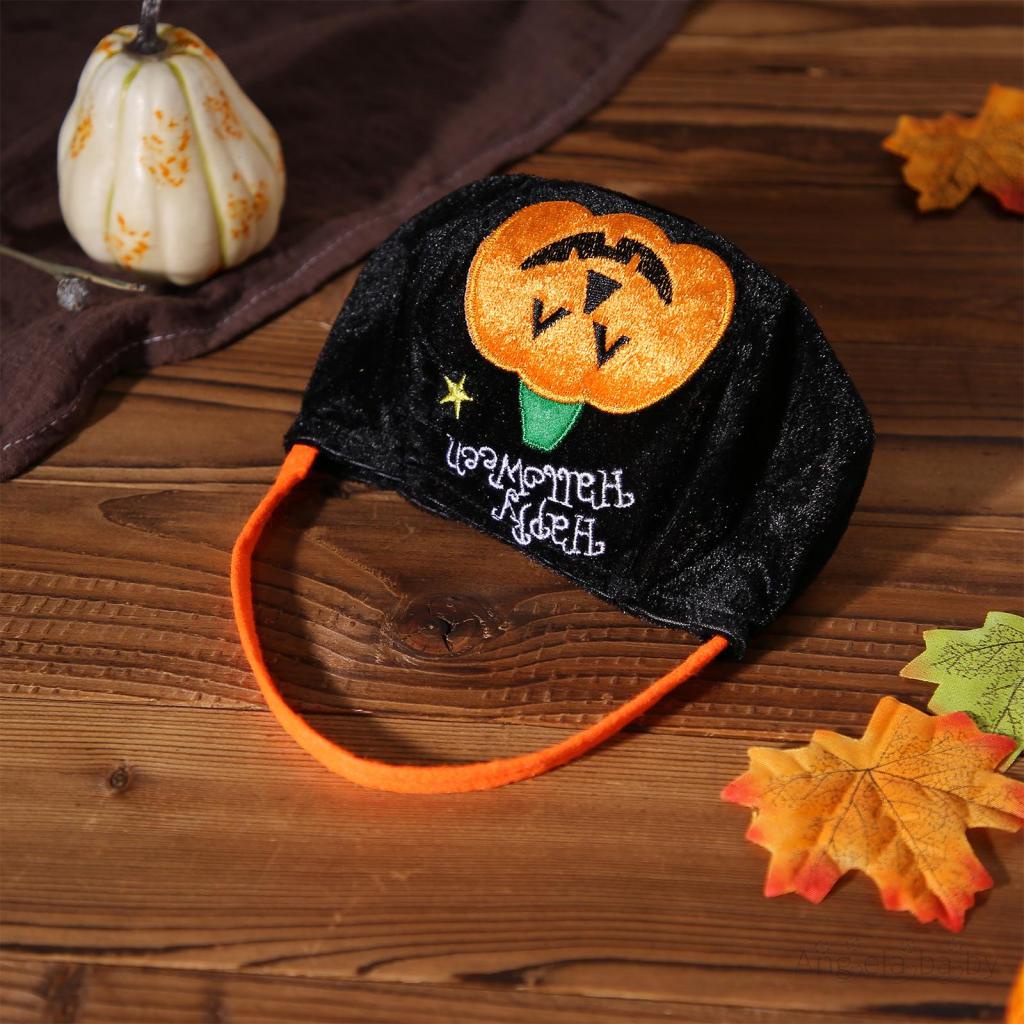 Túi Xách Họa Tiết Bí Ngô / Ma Hoạt Hình Phong Cách halloween Cho Bé