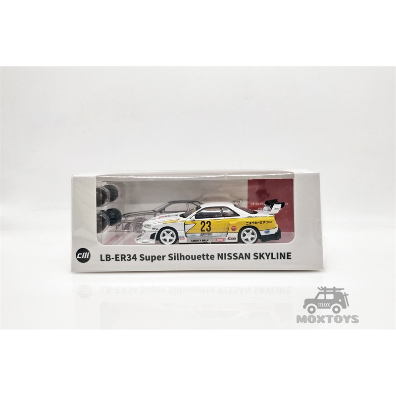 Mô Hình Xe Hơi nissan skyline Gtr34 lbwk nr23 Tỉ Lệ 1: 64