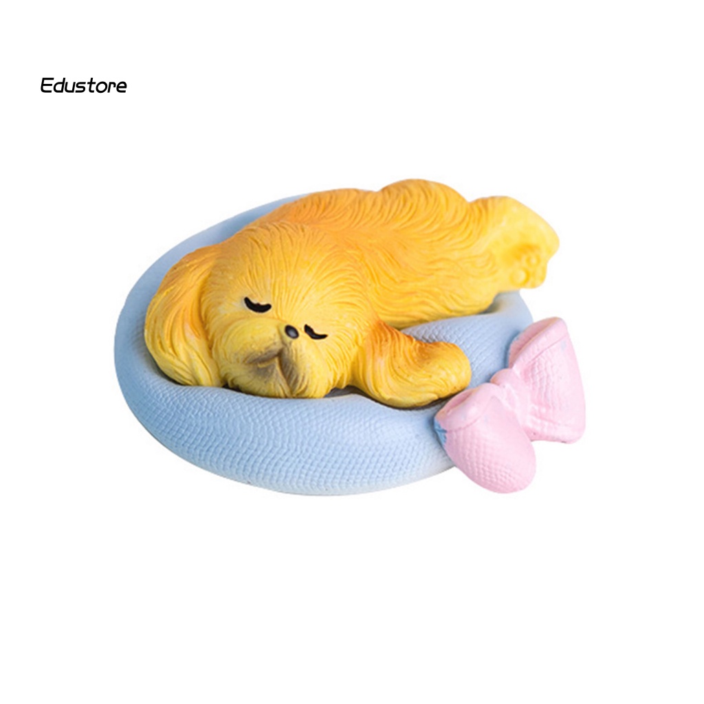 Đồ Trang Trí Ngủ resin Chống Phai Màu Hình Động Vật Dễ Thương Cho Xe Hơi Chó Mèo Heo Thỏ Lý Tưởng