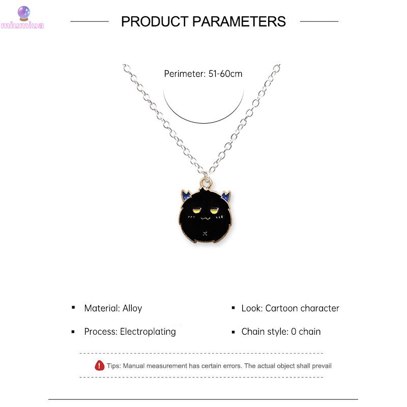 Miua🔮Vòng cổ Hình Ma Màu Trắng Cá Tính Thời Trang Dành Cho Nữ Dễ Thương 2024