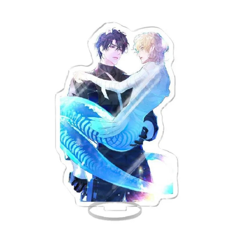 Mô hình Standee Comic The Falling Merman Nhân ngư rơi xuống BL ABO Phụ kiện trang trí để bàn góc học tập