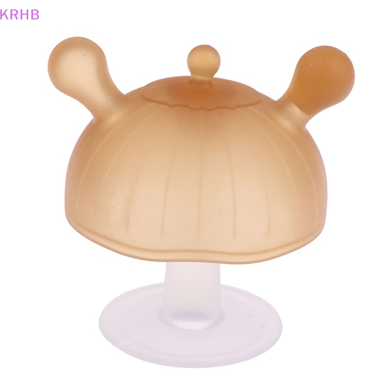 Đồ Chơi Gặm Nướu Hình Nấm Bằng silicone Dành Cho Trẻ Nhỏ Mới