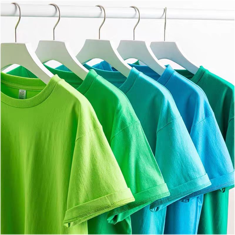 ÁO THUN MỸ 100% COTTON / LINK MÃ MÀU XANH LÁ 5H1T