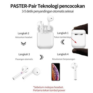 Macaron Tai Nghe bluetooth 3d tws 5.0 i12 Có mic
