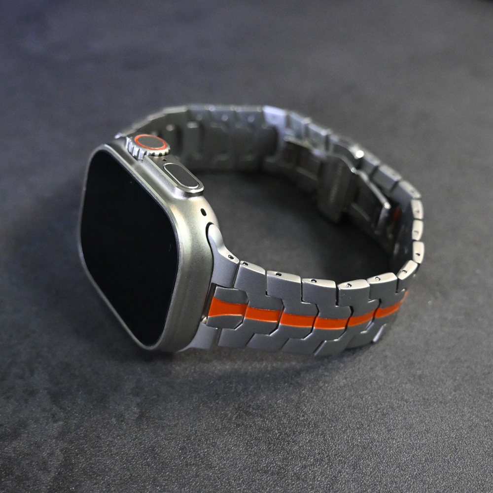 Ultra Dây Đeo Bằng Titan Sang Trọng Cho Đồng Hồ Thông Minh apple watch 49mm series 9 8 7 41 45mm 44 42mm 40mm 9 8 7