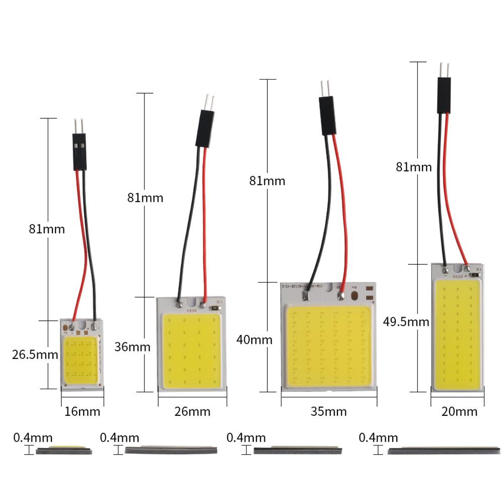 Đèn led cob 16 24 36 48smd y5c0 Chuyên Dụng Cho Xe Hơi