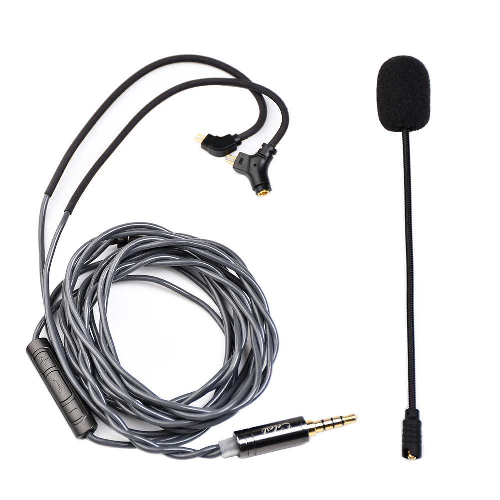 Kinera Celest RUYI Microphone Earphone Cable With Detachable Boom 0.78 2pin / MMCX Music Gaming Esports Livestreaming Headset