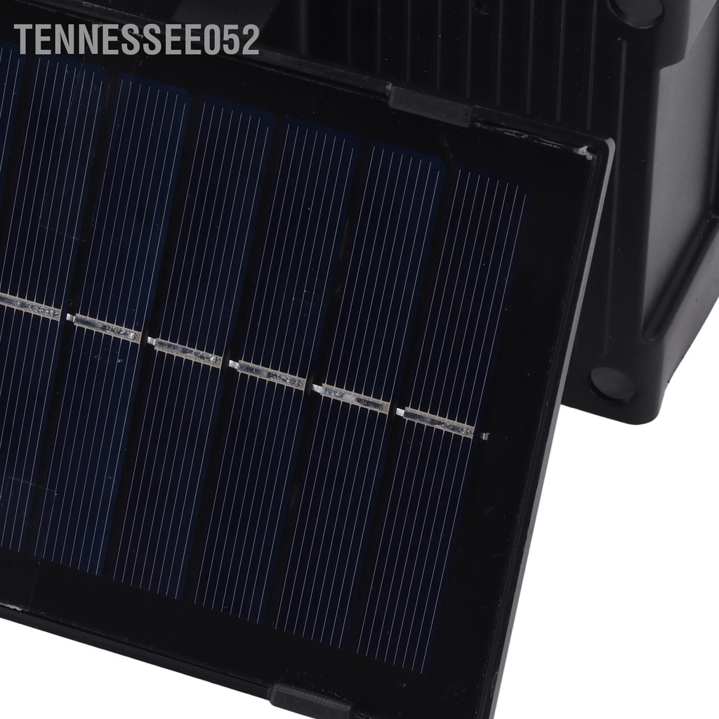 Tennessee052 Đèn năng lượng mặt trời ngoài chống nước 6 bóng đèn LED tường xung quanh cho sân vườn Sân trong thượng