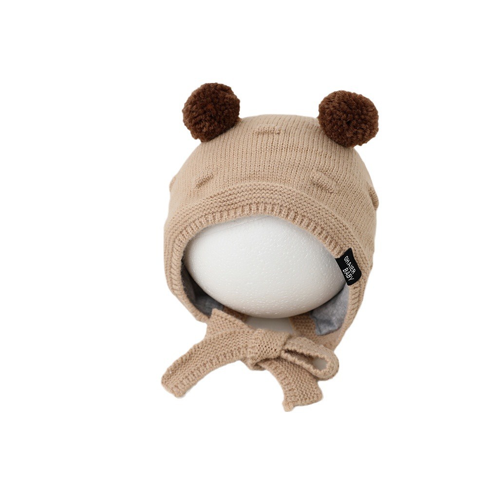 Mũ Trùm Tai Giữ Ấm Thời Trang Thu Đông Cho Bé