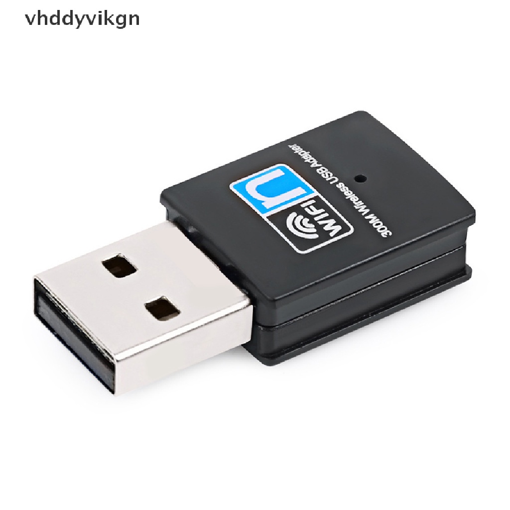 Usb Thu Sóng Wifi VHDD 300Mbps Cho Máy Tính Để Bàn Laptop Windows 10 / 8 / 7