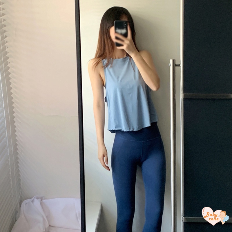 Áo camisole Không Tay Dáng Rộng Màu Trơn Phong Cách Hàn Quốc Cho Nữ