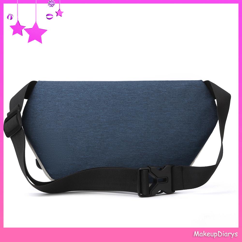 ★ Mỹ Phẩm Trang Điểm ★ Túi Đeo Chéo Ngực Bằng nylon Màu Tương Phản Phong Cách Thể Thao Thời Trang 2023 Cho Nam