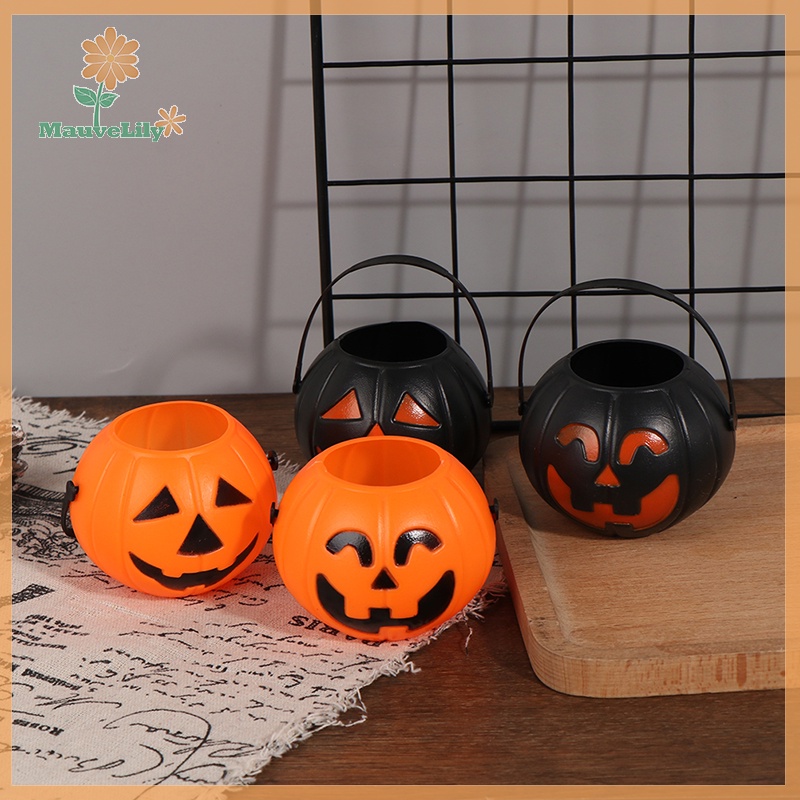 Xô Nhựa Đựng Bí Ngô Trang Trí halloween