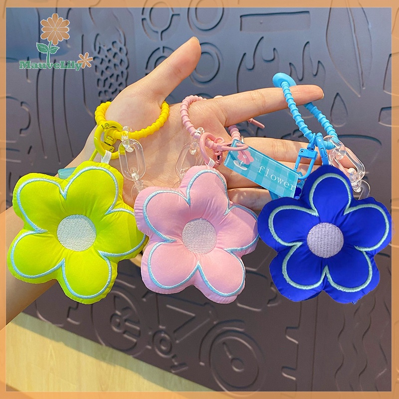 Lily Móc Khóa Trang Trí Túi Xách / Móc Khóa Hình Hoa Dễ Thương