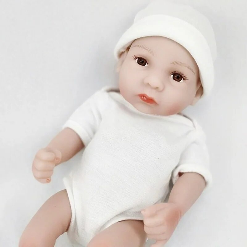 25CM 10Inch Tái Sinh Silicone Bé Búp Bê Giáo Dục Trẻ Em Mềm Keo Họ Búp Bê Đồ Chơi Quà Tặng Sinh Nhật Búp Bê đồ Chơi Dành