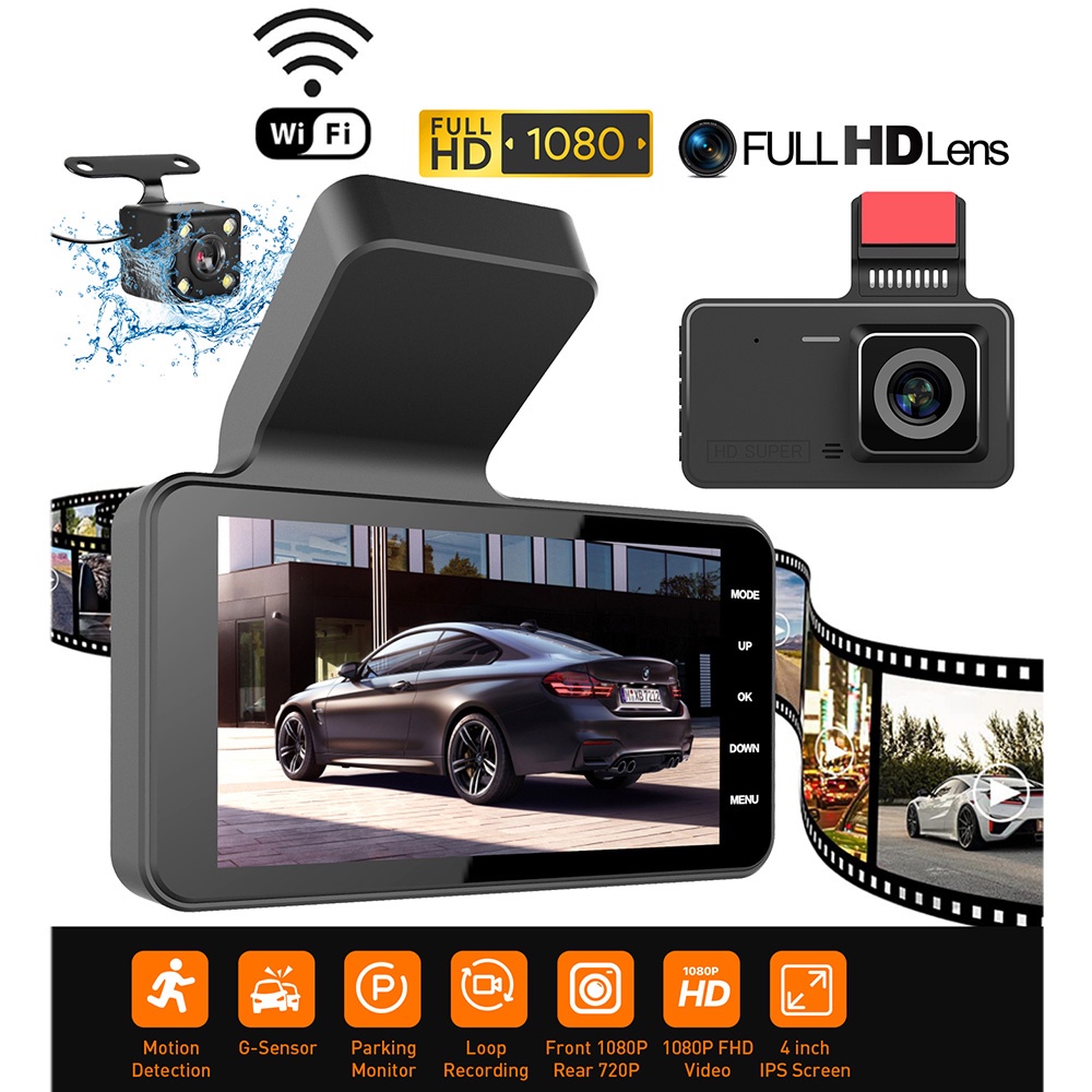 Camera Ghi Hình dvr hd 1080p Có Thể Nhìn Đêm Cho Xe Hơi