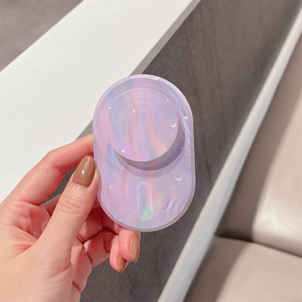 Giá Đỡ Điện Thoại Hít Nam Châm Chống Rơi In Hình Hoạt Hình Đáng Yêu Cho iphone