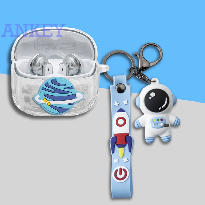 For JBL Tune Beam / Tune Buds / Tune Flex Case Transparent Protective silicone Cute Cartoon Covers Bluetooth Earphone Shell Headphone Portable