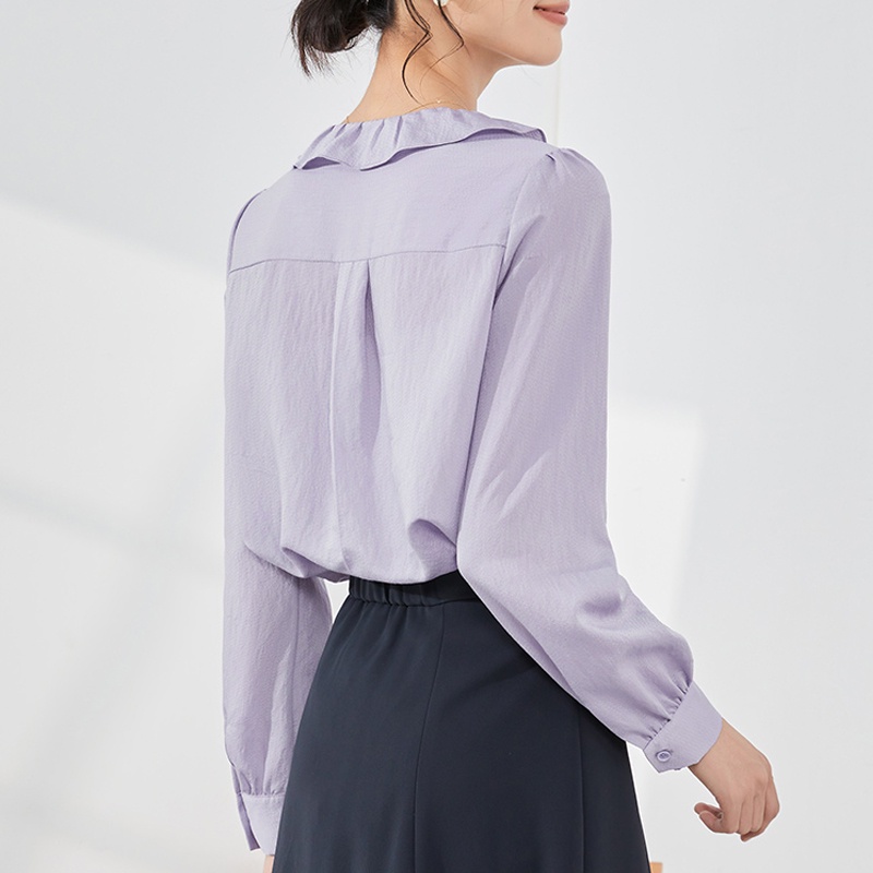 Áo Sơ Mi chiffon Tay Dài Thời Trang Công Sở Dành Cho Nữ