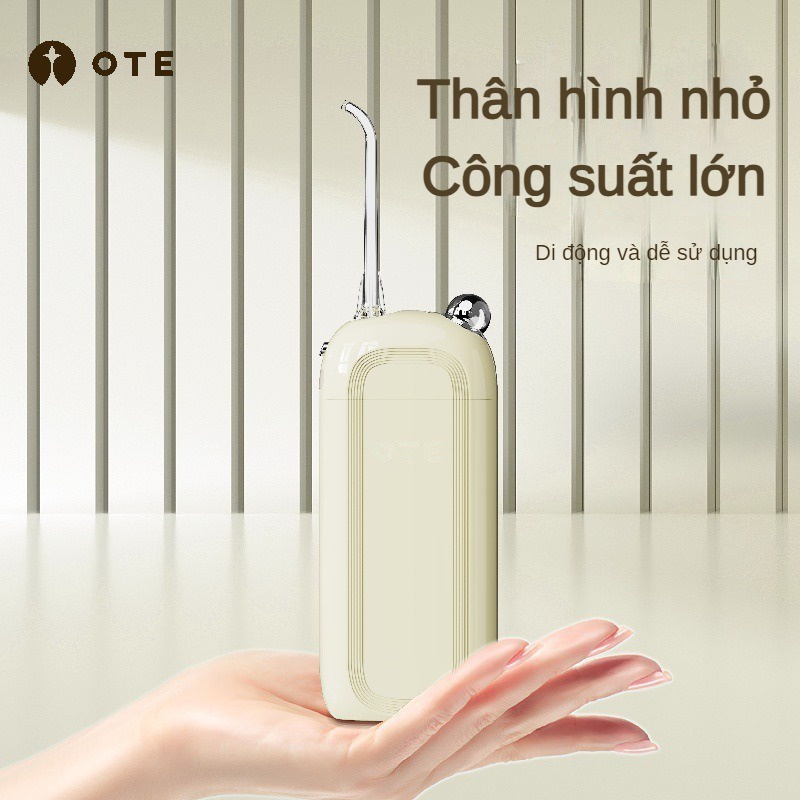 OTE Portable Irrigator Flosser Máy tăm nước Máy tưới cầm tay Nước làm sạch răng Răng miệng loại bỏ bụi bẩn