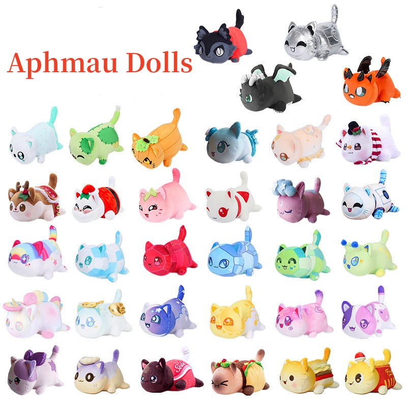 Mee meows Thú Nhồi Bông Hình Mèo aphmau coke Khoai Tây Chiên Hamburger Khoai Tây Chiên Bánh Mì Sandwich Đồ Ăn Cho Trẻ Em Quà Tặng Giáng Sinh