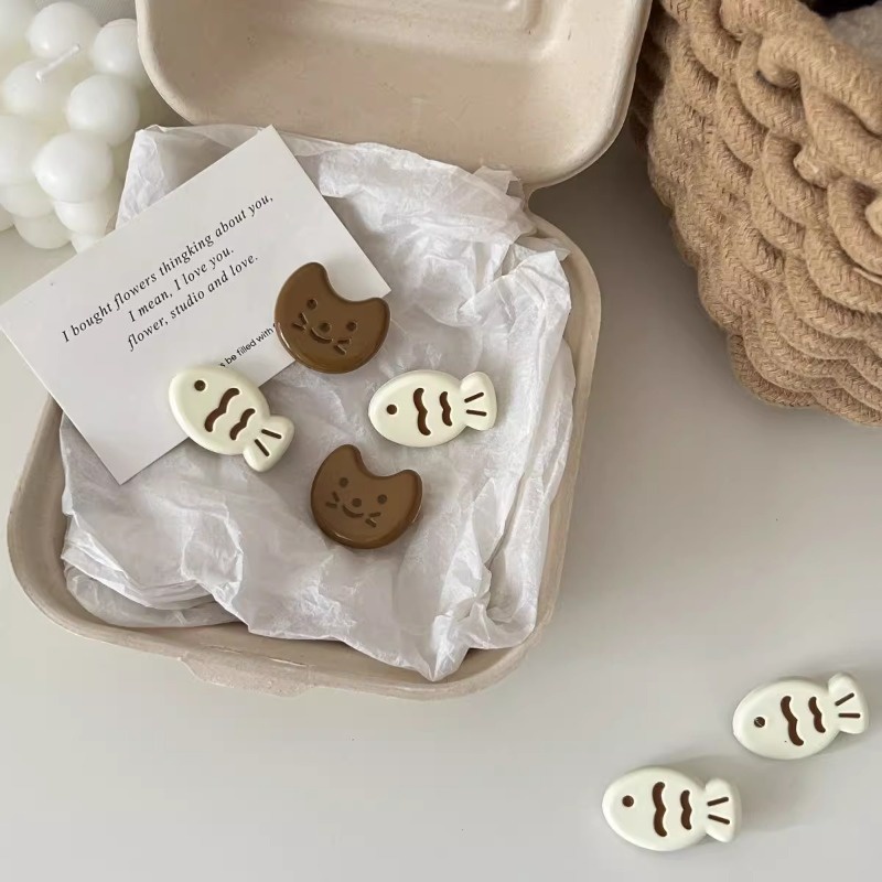 1 Kẹp Tóc Màu khaki Ngọt Ngào Cho Bé Gái