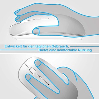 Wireless Mouse for MacBook Air Bluetooth Mouse for MacBook Pro Air Laptop MacBook Mac Windows Bluetooth Mouse for iPad
