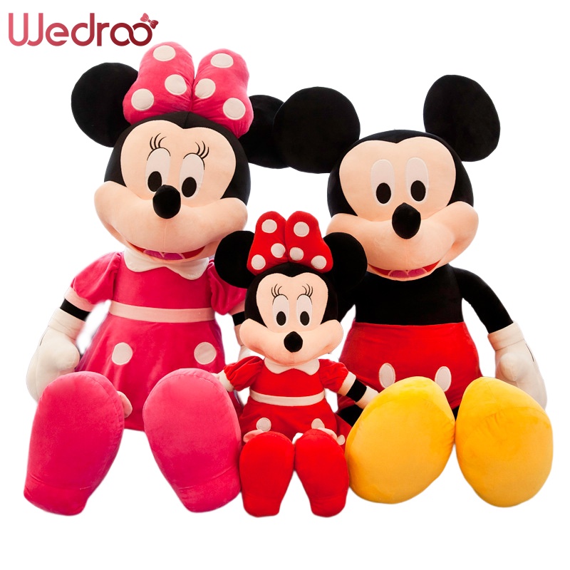 Thú Nhồi Bông Hình Chuột mickey minnie Dễ Thương