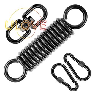 Bộ 2 móc lò xo gắn ghế xích đu kèm 360 độ° móc xoay chịu lực 250kg cho ghế treo