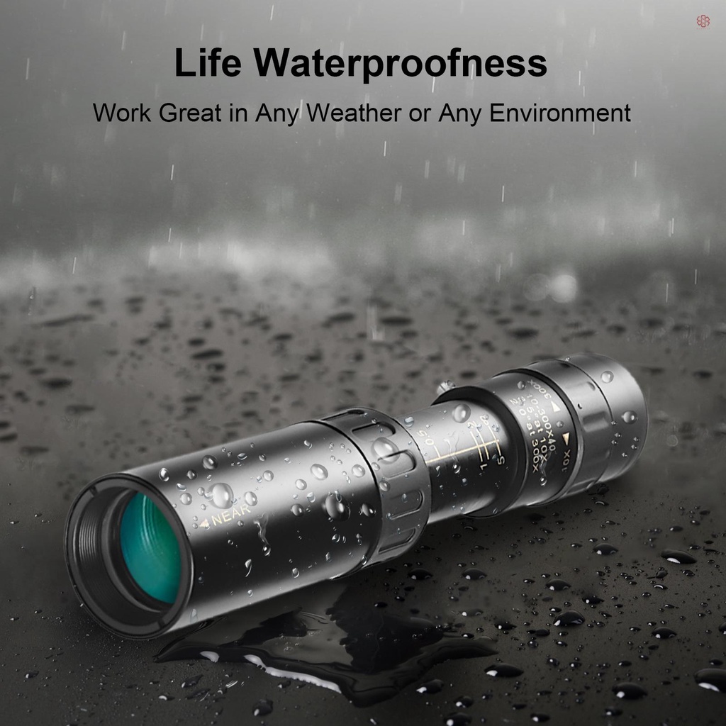 Ống Nhòm mini 10x-300x bak4 Chống Nước Có Giá Đỡ bak4