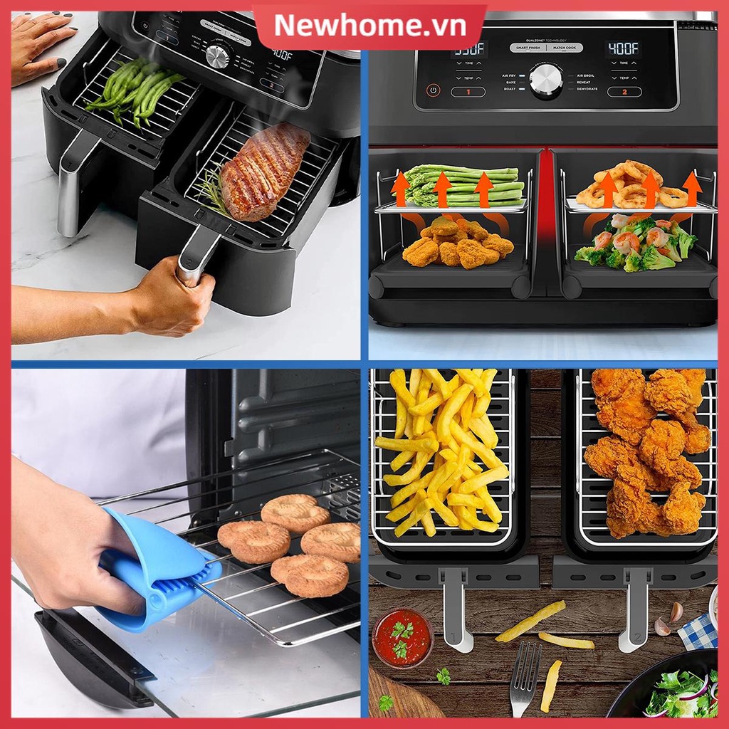 Vỉ Chiên Không Khí Bằng Thép Không Gỉ Cho Nồi Chiên Không Dầu shoptkc6405