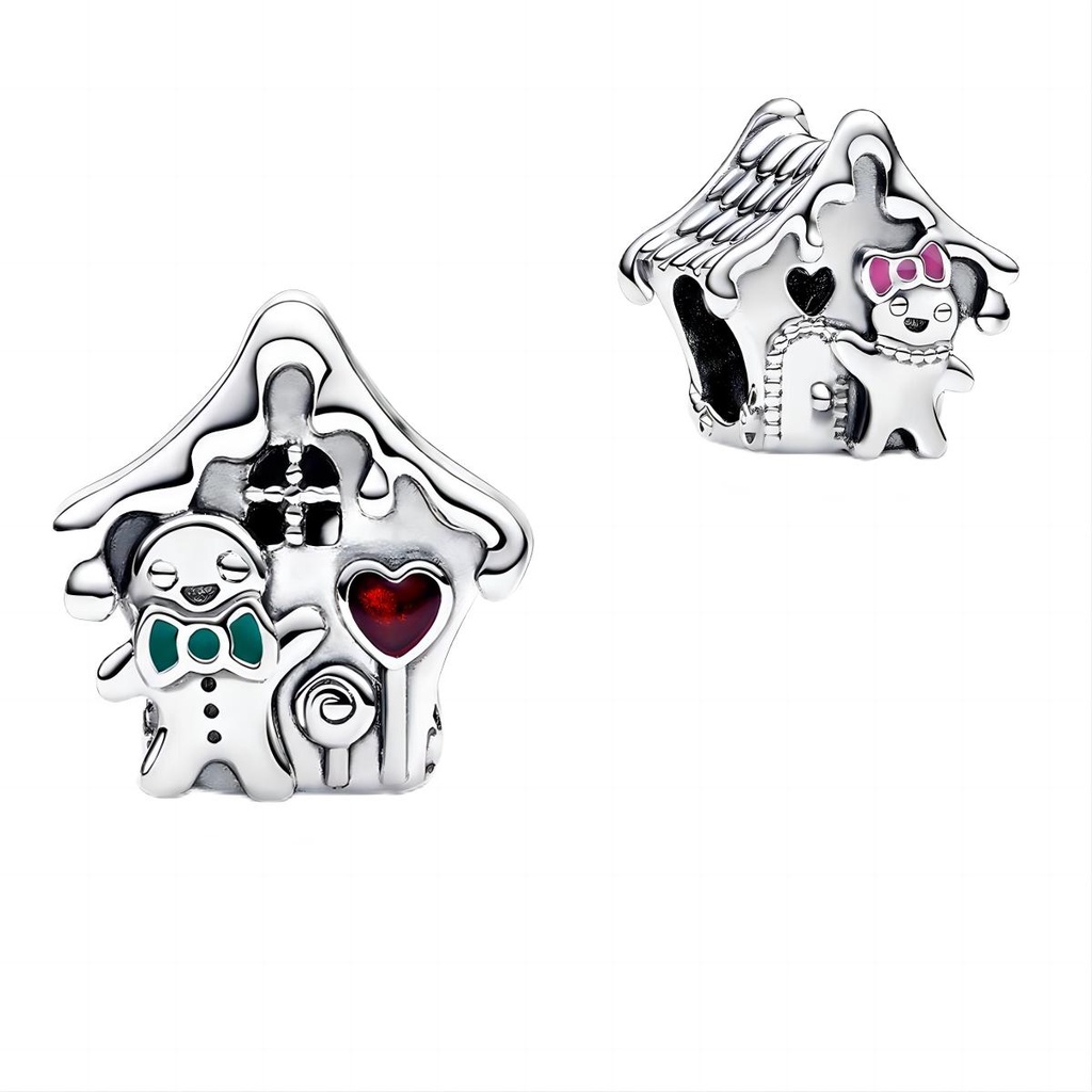 Mặt Dây Chuyền / Vòng Đeo Tay / Vòng Tay Hình Chuột mickey Lấp Lánh Mạ Bạc Thời Trang Cho Nữ diy