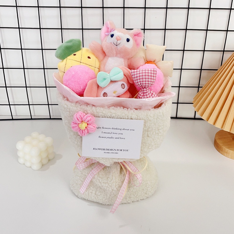 Búp Bê Hoạt Hình Nhồi Bông Thủ Công Dễ Thương