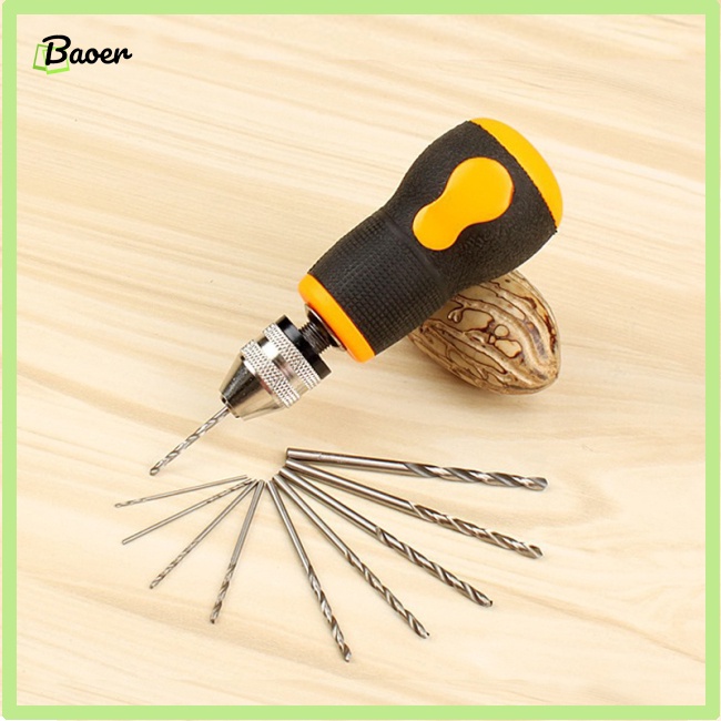 Máy Khoan Cầm Tay mini 100% Chính Hãng Kèm 10 Mũi Khoan Bits