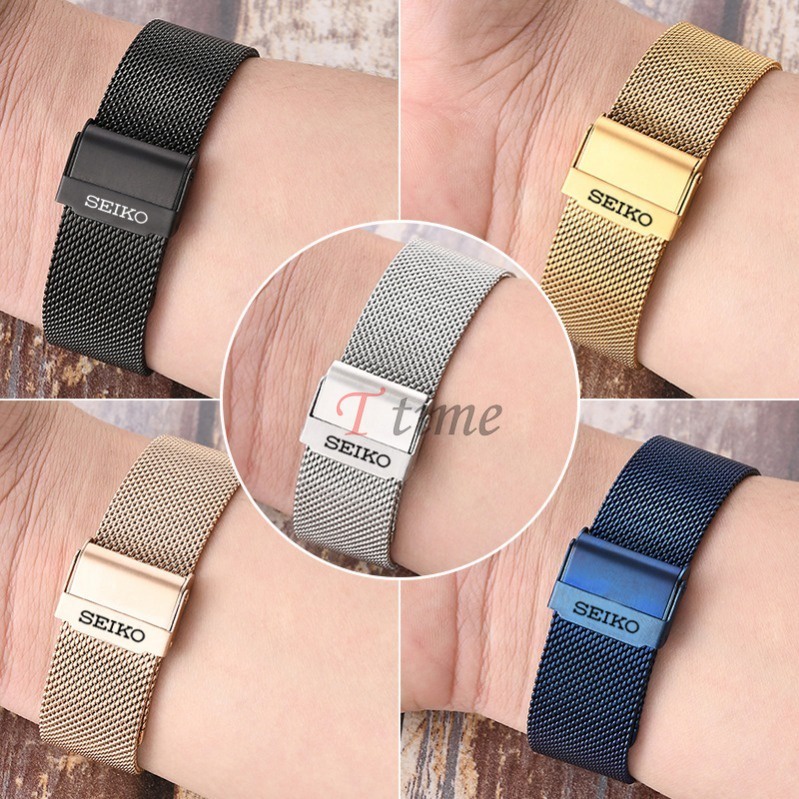 Dây Đeo Inox milan 0.6M Cho Đồng Hồ Thông Minh seiko no 18mm 19mm 20mm 21mm 22mm Ma Nước Ma Quái Có Thể Được Làm Từ abalone, Kích Thước 5 prospex, Dùng Cho 5 prospex