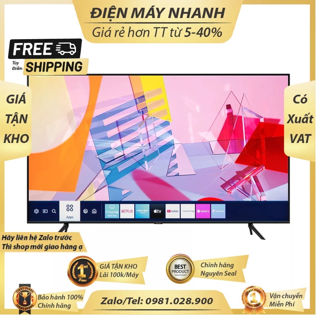 QLED Tivi 4K Samsung 65Q65T 65 inch Smart TV Chuẩn HP